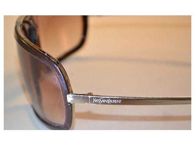 Gafas de sol oversized Yves Saint Laurent YSL 2200/S Castaño - vista 5