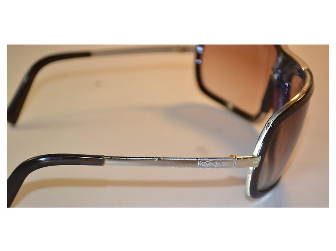 Gafas de sol oversized Yves Saint Laurent YSL 2200/S Castaño - vista 6