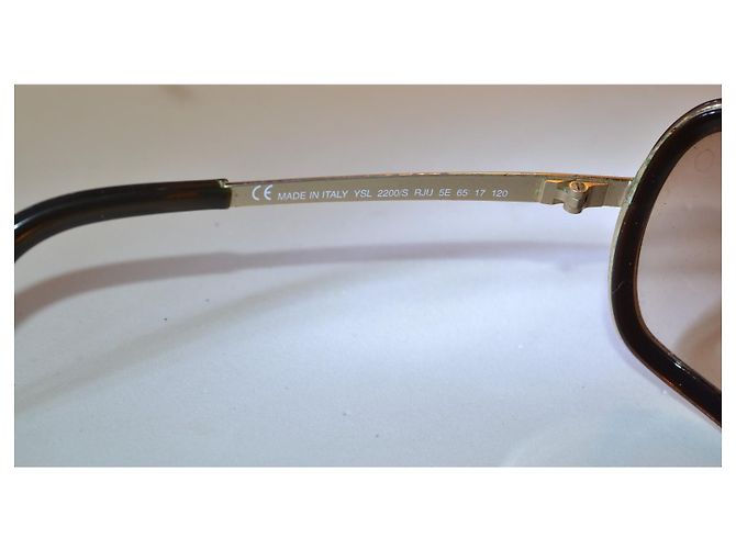 Gafas de sol oversized Yves Saint Laurent YSL 2200/S Castaño - vista 9