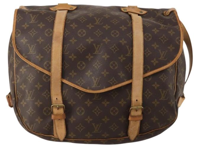 LOUIS VUITTON Monogram Saumur 43 Shoulder Bag M42252 LV Auth 202937 Monogramma - vista 13