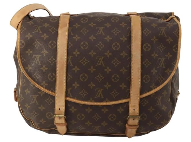 LOUIS VUITTON Monogram Saumur 43 Shoulder Bag M42252 LV Auth 202937 Monogramma - vista 2