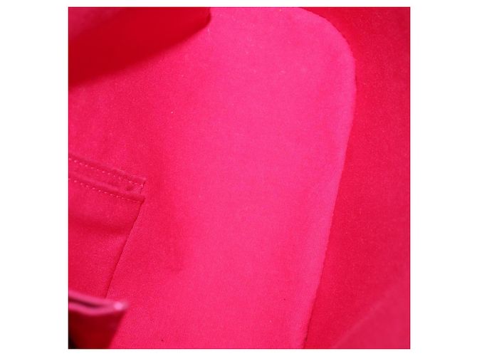 LOUIS VUITTON Monogram Vernis Sullivan Vertical Fuchsia Pink M91259 Auth 203839V Rosa Fucsia - vista 10