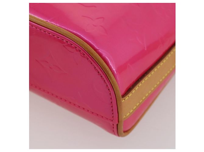 LOUIS VUITTON Monogram Vernis Sullivan Vertical Fuchsia Pink M91259 Auth 203839V Rosa Fucsia - vista 18