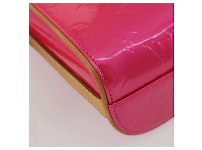 LOUIS VUITTON Monogram Vernis Sullivan Vertical Fuchsia Pink M91259 Auth 203839V Rosa Fucsia - vista 19