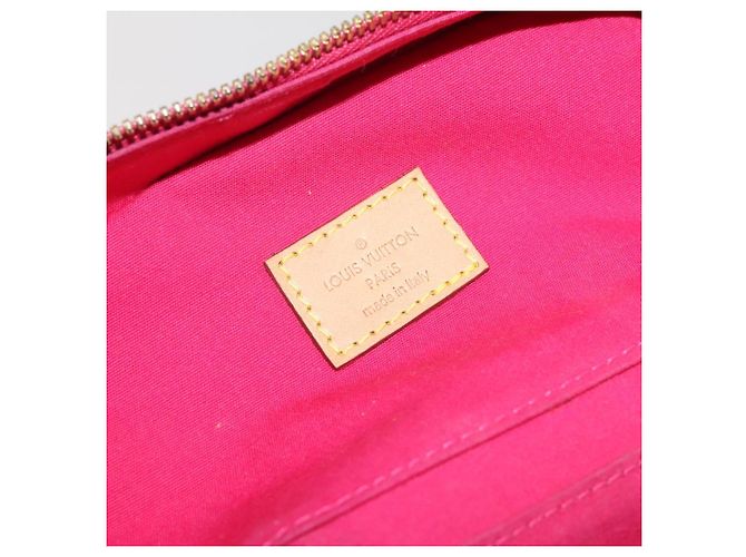 LOUIS VUITTON Monogram Vernis Sullivan Vertical Fuchsia Pink M91259 Auth 203839V Rosa Fucsia - vista 22