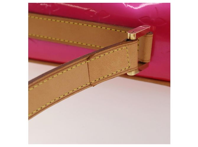 LOUIS VUITTON Monogram Vernis Sullivan Vertical Fuchsia Pink M91259 Auth 203839V Rosa Fucsia - vista 8