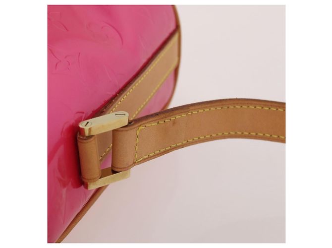LOUIS VUITTON Monogram Vernis Sullivan Vertical Fuchsia Pink M91259 Auth 203839V Rosa Fucsia - vista 9