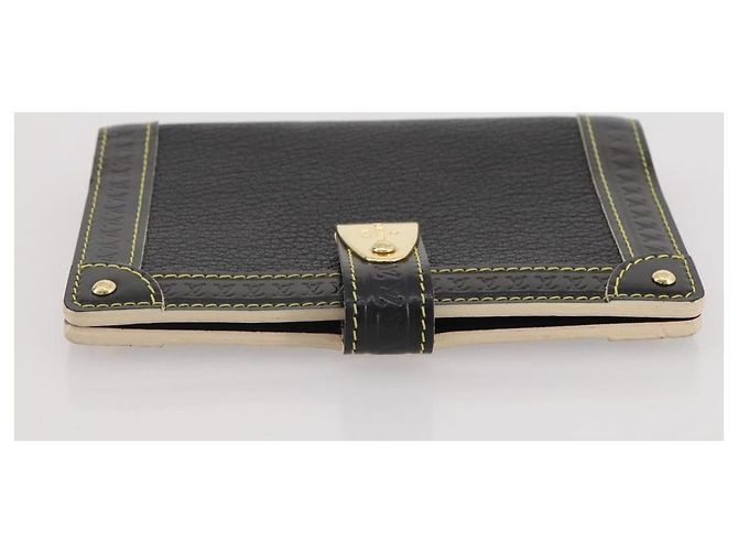 LOUIS VUITTON Suhari Agenda PM Partner Planner Pelle Nera R21031 Auth 205860A Nero - vista 3