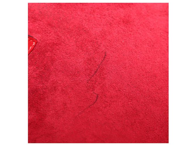 Borsa a mano LOUIS VUITTON Epi Cannes Rossa M48037 LV Auth 205082V Rosso - vista 10