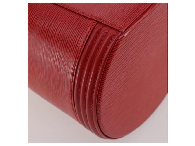 Borsa a mano LOUIS VUITTON Epi Cannes Rossa M48037 LV Auth 205082V Rosso - vista 17