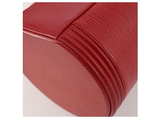 Borsa a mano LOUIS VUITTON Epi Cannes Rossa M48037 LV Auth 205082V Rosso - vista 18