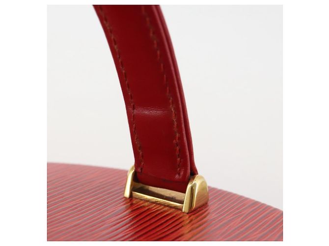 Borsa a mano LOUIS VUITTON Epi Cannes Rossa M48037 LV Auth 205082V Rosso - vista 20