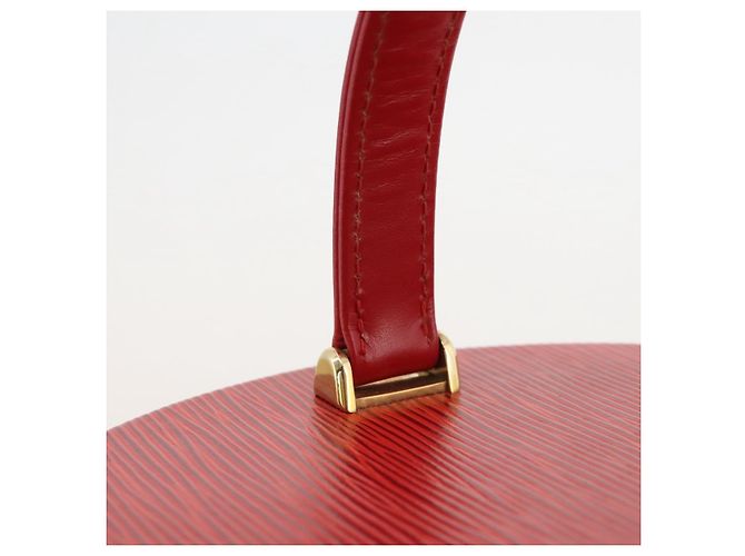 Borsa a mano LOUIS VUITTON Epi Cannes Rossa M48037 LV Auth 205082V Rosso - vista 21