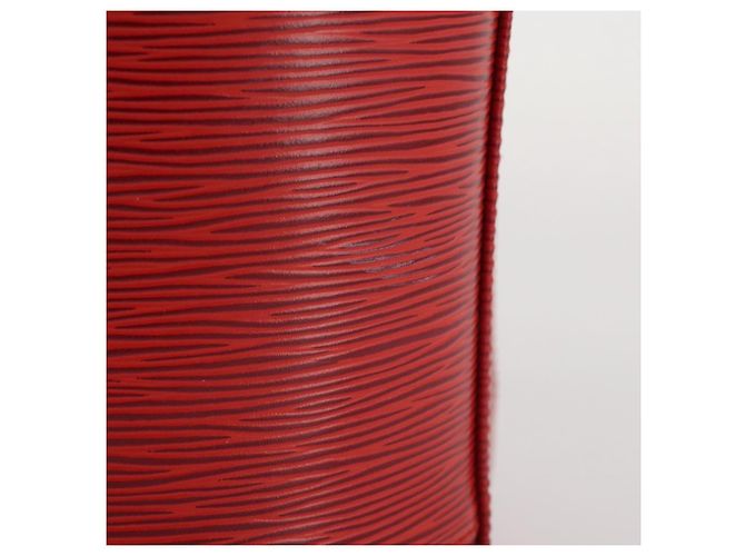 Borsa a mano LOUIS VUITTON Epi Cannes Rossa M48037 LV Auth 205082V Rosso - vista 4