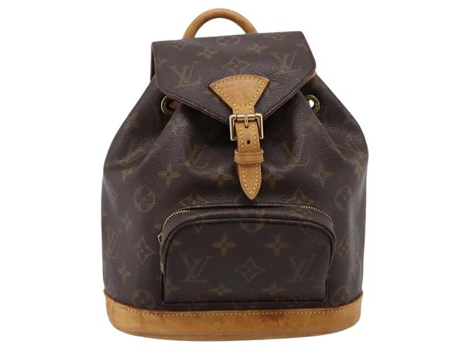 Mochila LOUIS VUITTON Monogram Montsouris PM M51137 LV Auth ka6277 Monograma - vista 13