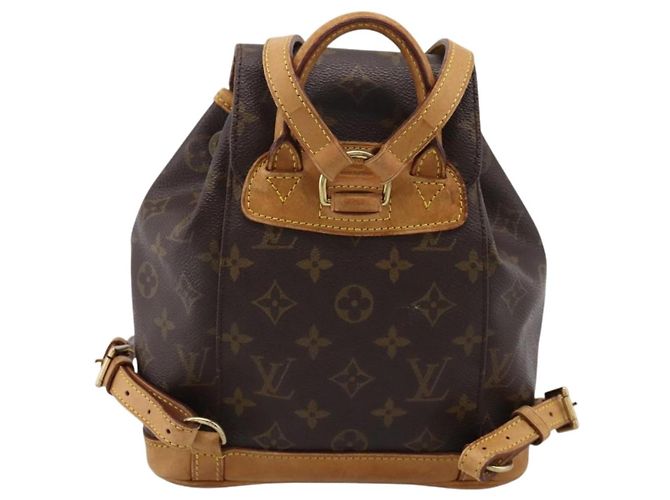 Mochila LOUIS VUITTON Monogram Montsouris PM M51137 LV Auth ka6277 Monograma - vista 2