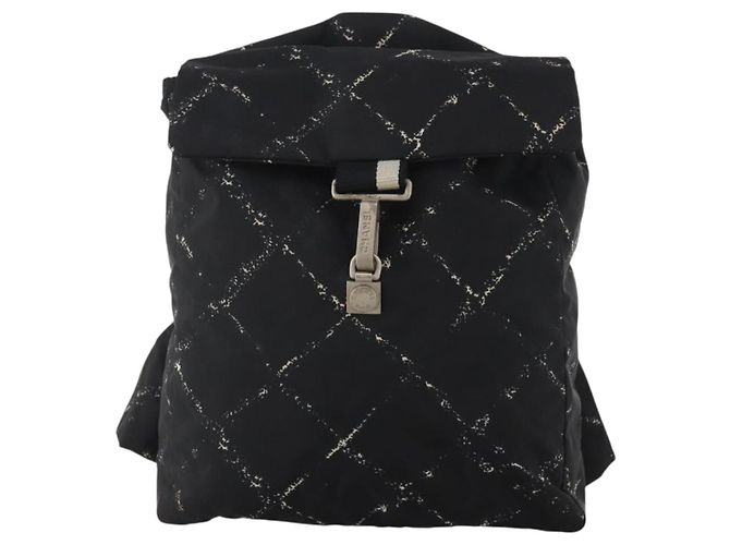 Zaino CHANEL New Travel Line Nylon Nero CC Auth BA15739 - vista 13