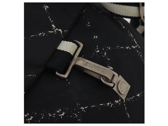 Zaino CHANEL New Travel Line Nylon Nero CC Auth BA15739 - vista 20