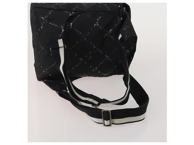 Zaino CHANEL New Travel Line Nylon Nero CC Auth BA15739 - vista 7