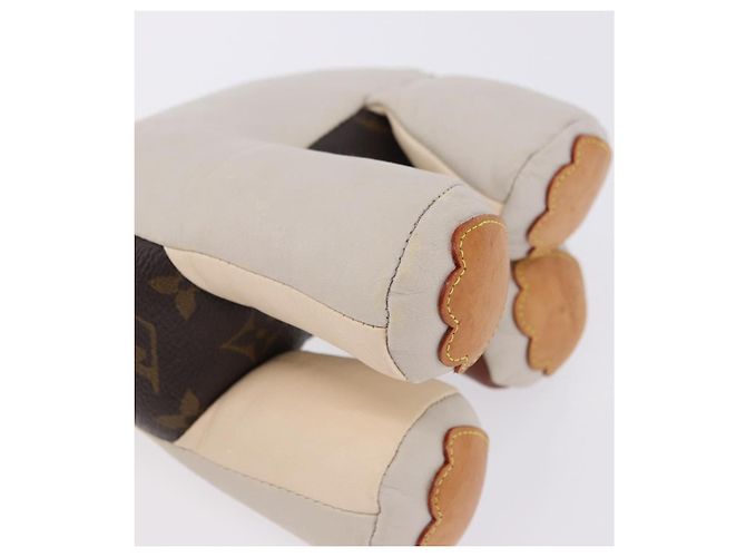 LOUIS VUITTON Monogram Dudu Oscar Cane di peluche Pelle Beige GI0251 Auth 167589A - vista 16