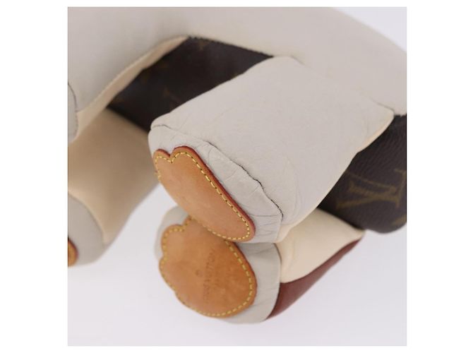 LOUIS VUITTON Monogram Dudu Oscar Cane di peluche Pelle Beige GI0251 Auth 167589A - vista 17