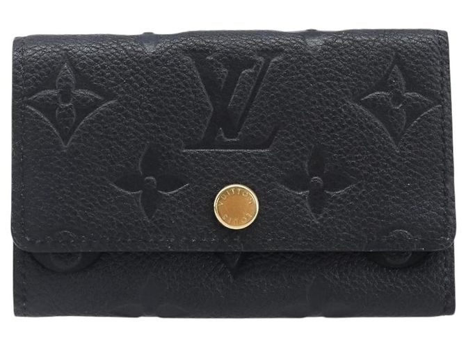 LOUIS VUITTON Empreinte Multicles 6 Key Case Black M64421 LV Auth 203628 - view 13