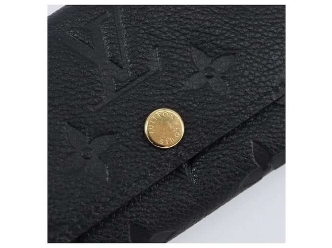 LOUIS VUITTON Empreinte Multicles 6 Key Case Black M64421 LV Auth 203628 - view 17