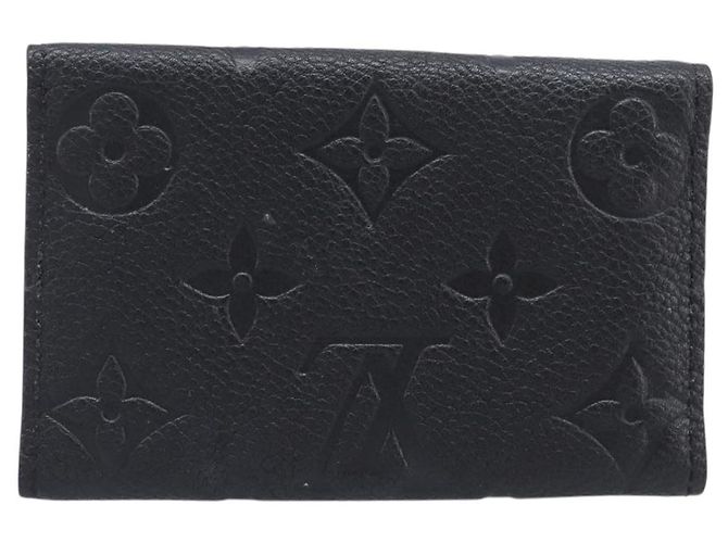 LOUIS VUITTON Empreinte Multicles 6 Key Case Black M64421 LV Auth 203628 - view 2