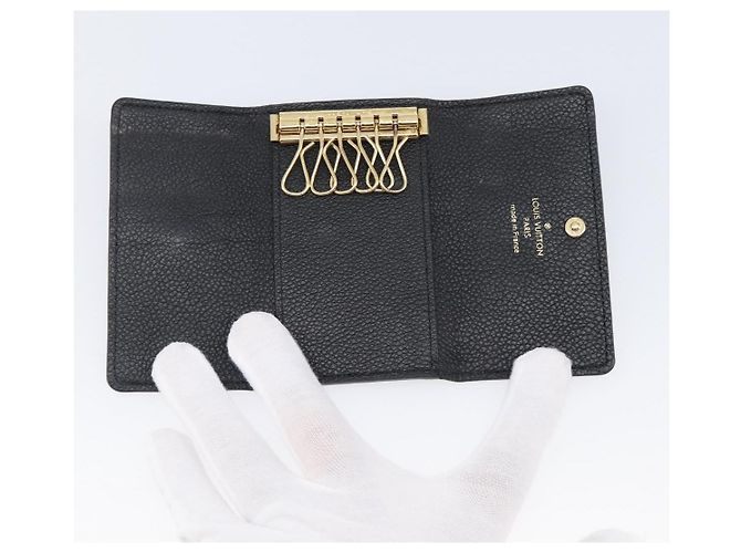 LOUIS VUITTON Empreinte Multicles 6 Key Case Black M64421 LV Auth 203628 - view 8