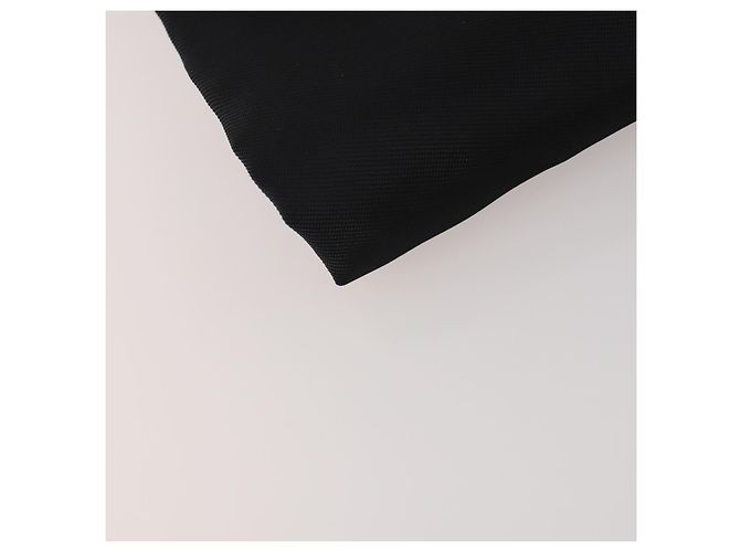 Funda para prendas GUCCI Nylon Negro Plata Auth bs36902 - vista 15
