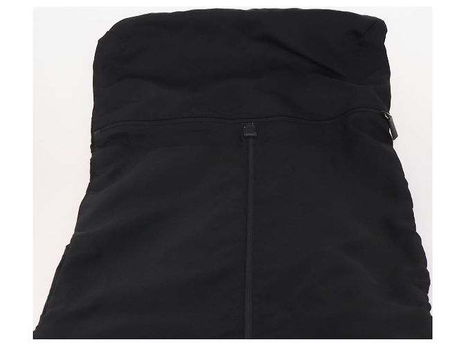 Funda para prendas GUCCI Nylon Negro Plata Auth bs36902 - vista 19