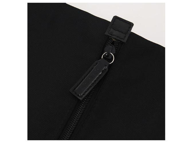 Funda para prendas GUCCI Nylon Negro Plata Auth bs36902 - vista 20