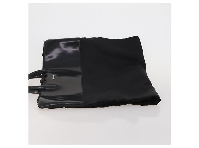Funda para prendas GUCCI Nylon Negro Plata Auth bs36902 - vista 4