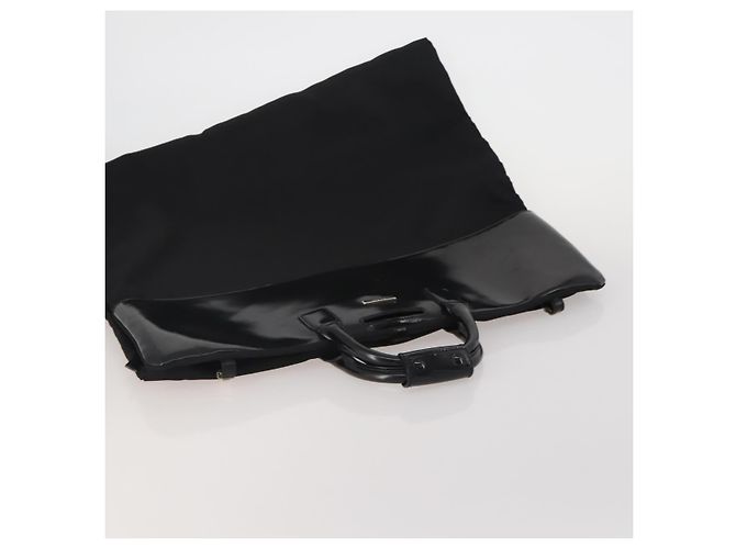 Funda para prendas GUCCI Nylon Negro Plata Auth bs36902 - vista 6