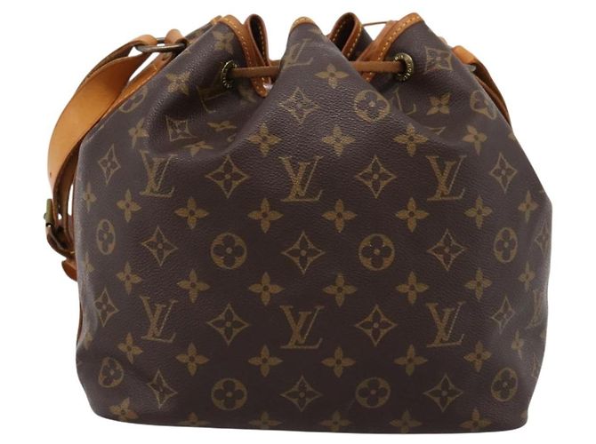 LOUIS VUITTON Monogram Petit Noe Schultertasche M42226 LV Auth 203907V Monogramm - Ansicht 2