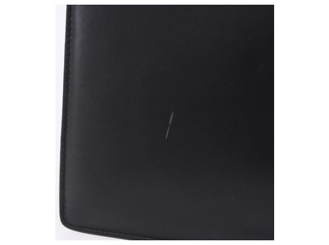 Borsa a tracolla Salvatore Ferragamo Gancini Chain in pelle nera e oro autentica 204374A - vista 3