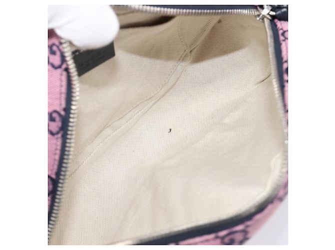 Borsa a catena GUCCI GG Canvas GG Marmont Multicolor Silver 447632 Auth 203621 Argento Multicolore - vista 11
