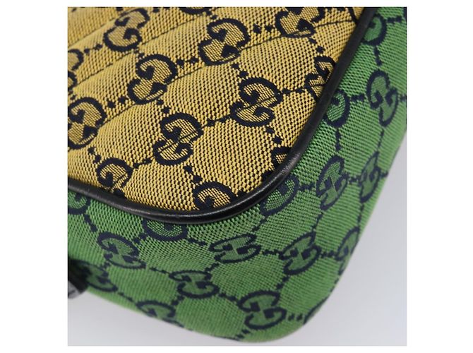 Borsa a catena GUCCI GG Canvas GG Marmont Multicolor Silver 447632 Auth 203621 Argento Multicolore - vista 18