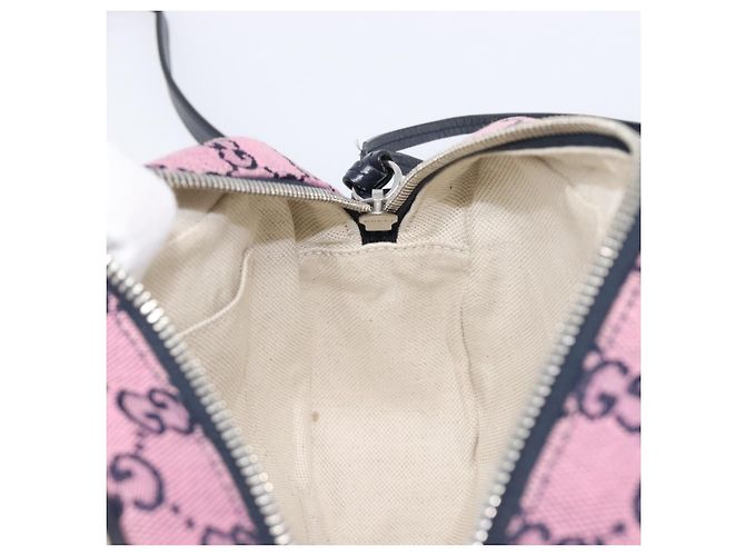 Borsa a catena GUCCI GG Canvas GG Marmont Multicolor Silver 447632 Auth 203621 Argento Multicolore - vista 23