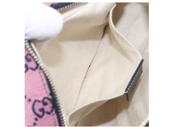 Borsa a catena GUCCI GG Canvas GG Marmont Multicolor Silver 447632 Auth 203621 Argento Multicolore - vista 25