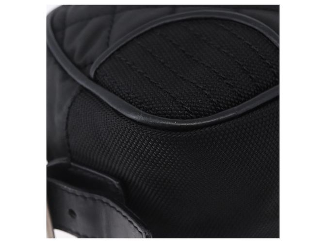 Borsa a tracolla CHANEL Sports Line Matelasse Canvas Black Silver CC Auth 204730V Nero Argento - vista 19