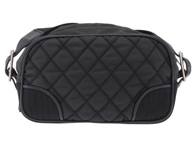 Borsa a tracolla CHANEL Sports Line Matelasse Canvas Black Silver CC Auth 204730V Nero Argento - vista 2