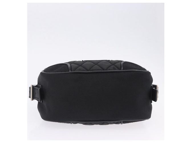 Borsa a tracolla CHANEL Sports Line Matelasse Canvas Black Silver CC Auth 204730V Nero Argento - vista 6