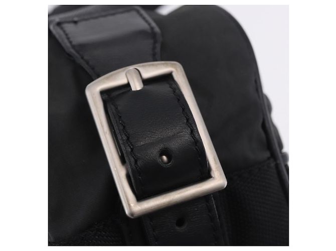 Borsa a tracolla CHANEL Sports Line Matelasse Canvas Black Silver CC Auth 204730V Nero Argento - vista 9
