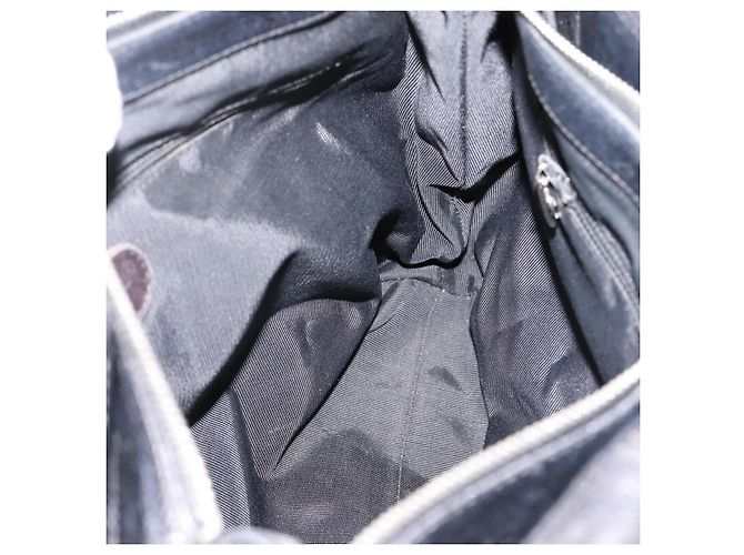 CHANEL Tote Bag Kaviarleder Schwarz Silber CC Auth 201476 - Ansicht 20