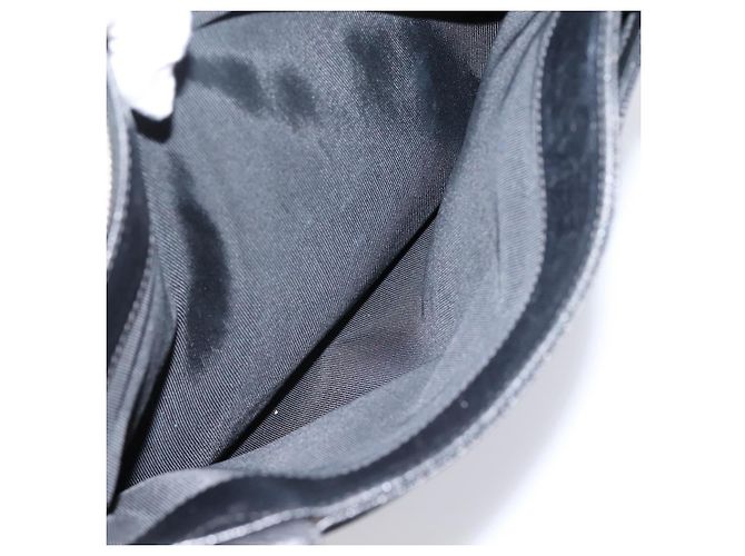 CHANEL Tote Bag Kaviarleder Schwarz Silber CC Auth 201476 - Ansicht 26