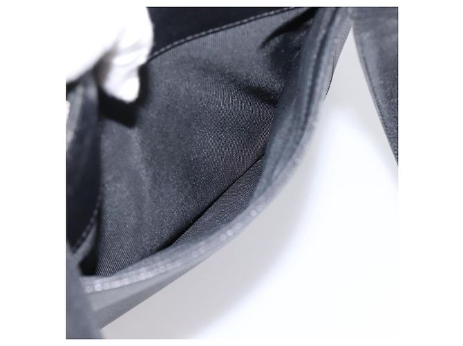 CHANEL Tote Bag Kaviarleder Schwarz Silber CC Auth 201476 - Ansicht 27