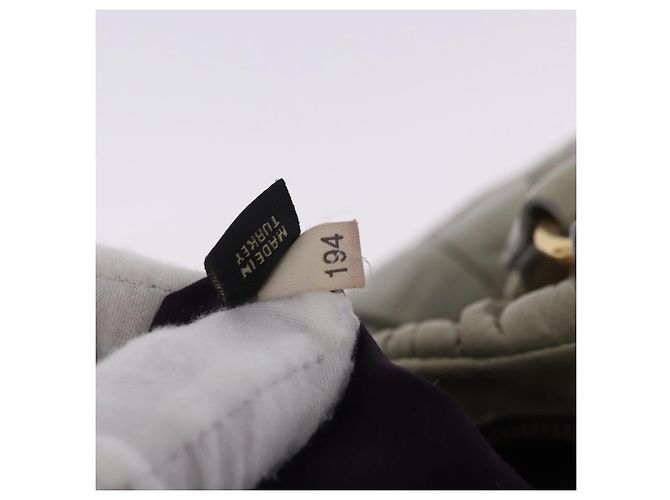 Borsa a mano Miu Miu Matelassé in pelle 2way Beige Tono Oro Auth 167625V - vista 11