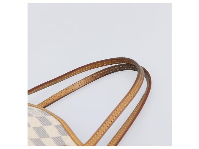 Borsa Tote LOUIS VUITTON Damier Azur Neverfull PM N41362 LV Auth 204046A - vista 14
