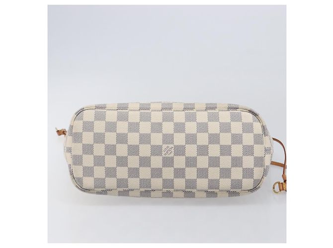 Borsa Tote LOUIS VUITTON Damier Azur Neverfull PM N41362 LV Auth 204046A - vista 5